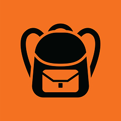 Image showing School rucksack  icon