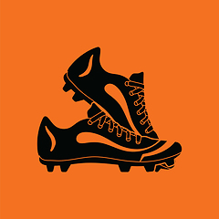 Image showing Baseball boot icon
