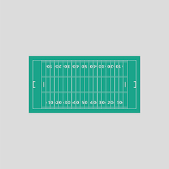 Image showing American football field mark icon