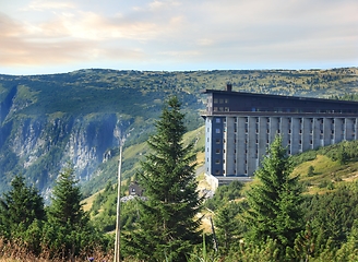 Image showing Hotel in Czech mountains Krkonose