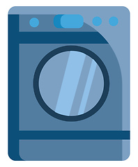 Image showing Washing machine simple image illustration color vector on white 