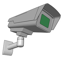 Image showing Importance of CCTV cameras vector or color illustration