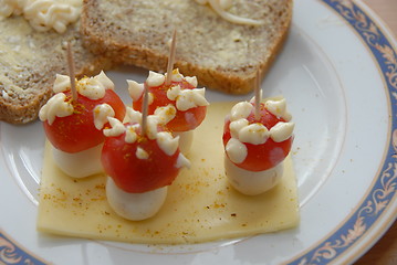 Image showing sandwiches a la mushroom