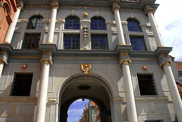 Image showing Golden Gate in Old Town, Gdansk Poland