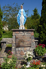 Image showing Virgin Mary statue