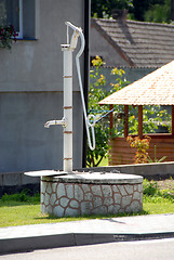 Image showing Old water pump