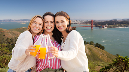 Image showing women toasting drinks in san francisco