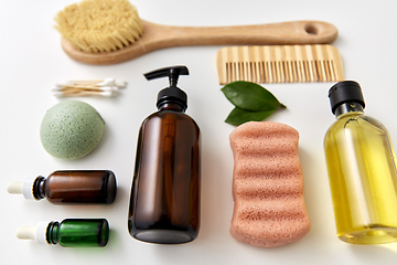 Image showing natural cosmetics and bodycare eco products