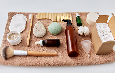 Image showing natural cosmetics and bodycare eco products