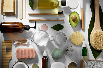 Image showing natural cosmetics and bodycare eco products