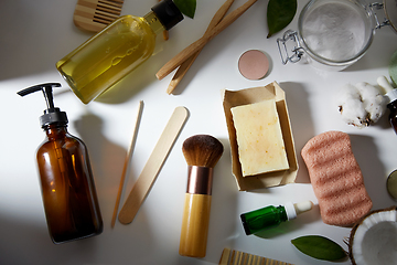 Image showing natural cosmetics and bodycare eco products