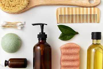 Image showing natural cosmetics and bodycare eco products