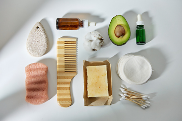 Image showing natural cosmetics and bodycare eco products