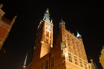 Image showing Gdansk at night