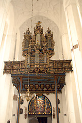 Image showing cathedral musical organs