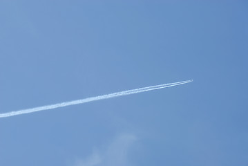 Image showing Jet plane in the sky