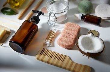 Image showing natural cosmetics and bodycare eco products