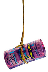 Image showing Dangling Hong Kong dollar