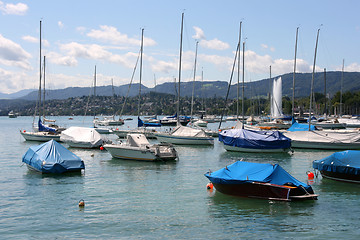 Image showing Zurich Lake marina