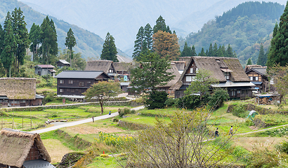 Image showing Traditional old Village in Shirakawago