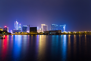 Image showing Macao city at night