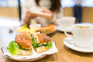 Image showing Breakfast in the morning 