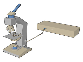 Image showing A scientific device picture vector or color illustration