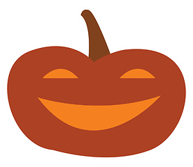 Image showing Smiling Jack O lantern vector or color illustration