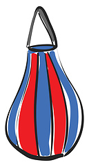 Image showing A punching bag vector or color illustration