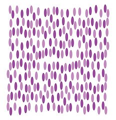 Image showing Pink and purple ovals vector or color illustration