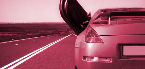 Image showing Car on the highway