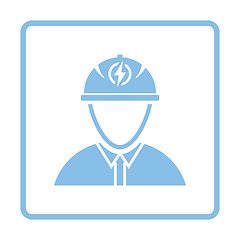 Image showing Electric engineer icon