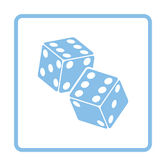 Image showing Craps dice icon