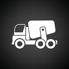 Image showing Icon of Concrete mixer truck 