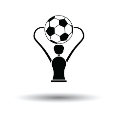 Image showing Soccer cup  icon