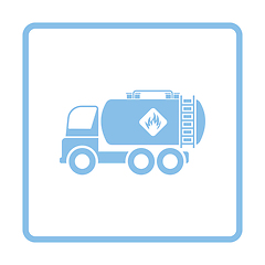 Image showing Oil truck icon