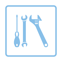 Image showing Wrench and screwdriver icon