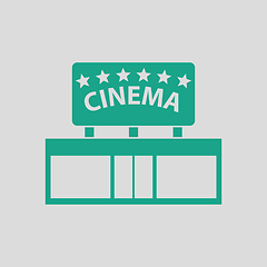 Image showing Cinema entrance icon