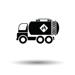 Image showing Oil truck icon