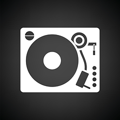 Image showing Vinyl player icon