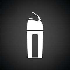 Image showing Fitness bottle icon