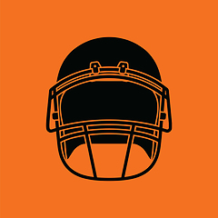 Image showing American football helmet icon