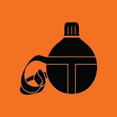 Image showing Touristic flask  icon