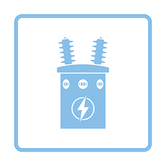 Image showing Electric transformer icon