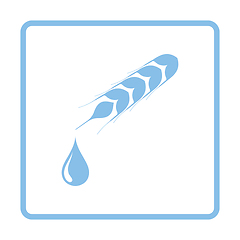 Image showing Wheat with drop icon