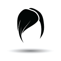 Image showing Lady\'s hairstyle icon