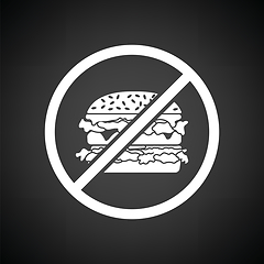 Image showing  Prohibited hamburger icon