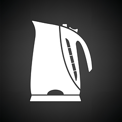 Image showing Kitchen electric kettle icon