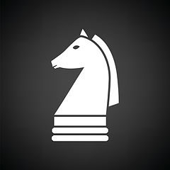 Image showing Chess horse icon