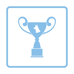 Image showing Dog prize cup icon